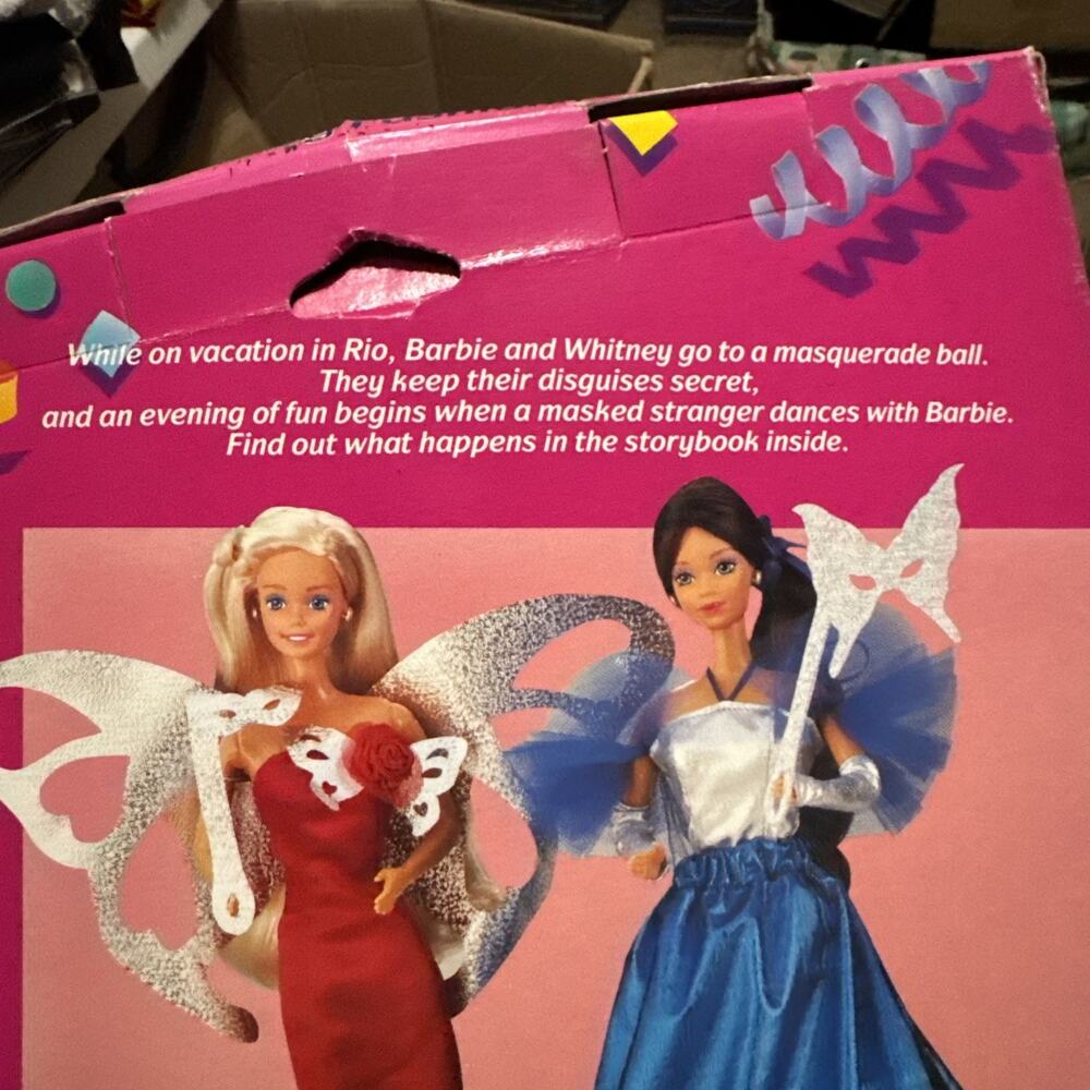 Vintage 1986 Barbie Jewel Secrets Whitney Fashion Storybook NIB Damaged Box - Picture 7 of 8